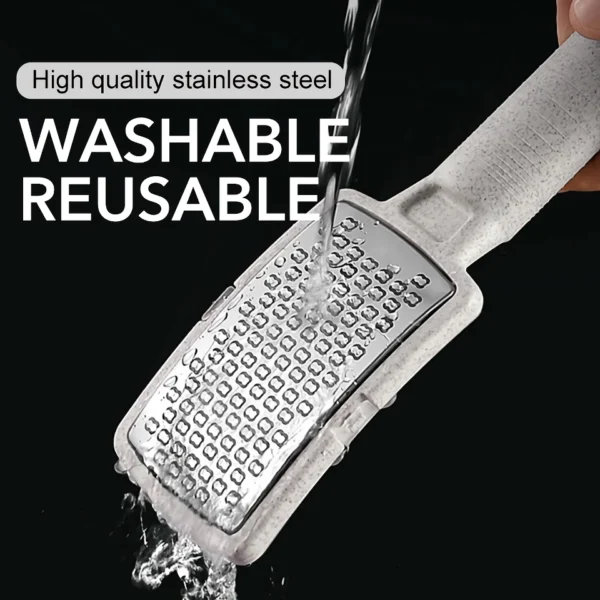 Stainless Steel Foot File Callus Remover with Dead Skin Storage - Image 4