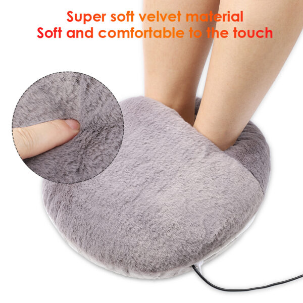 Soft Velvet Foot Warmer Heater - Image 3