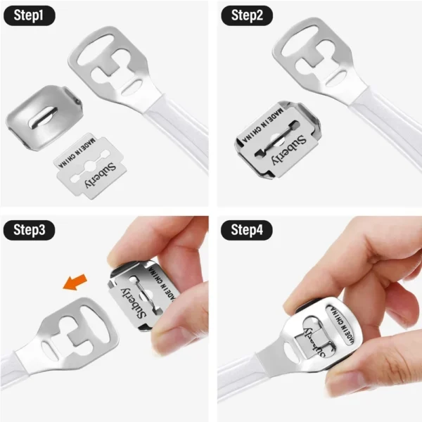 Professional Pedicure Callus Shaver with 10 Replacement Blades - Image 4