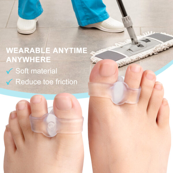 Soft Elastic Silicone Toe Separator - Image 2