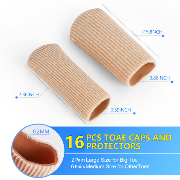 16pcs Fabric Toe Separator & Finger Protector Set - Image 5