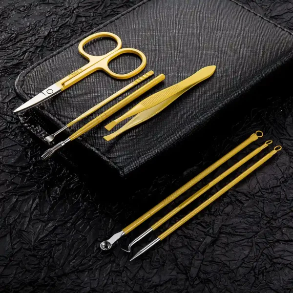Premium Stainless Steel Nail Clipper Set with Portable Travel Case - Image 3