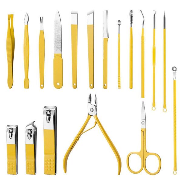 Premium Stainless Steel Nail Clipper Set with Portable Travel Case - Image 6