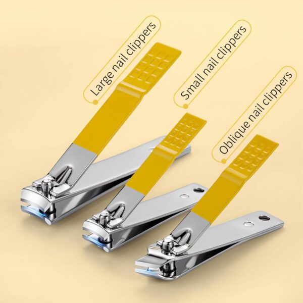 Premium Stainless Steel Nail Clipper Set with Portable Travel Case - Image 5