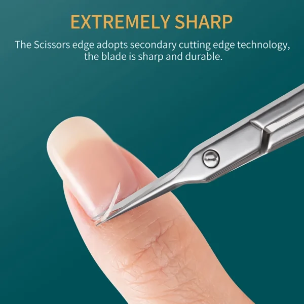 Stainless Steel Precision Nail Scissors - Image 4