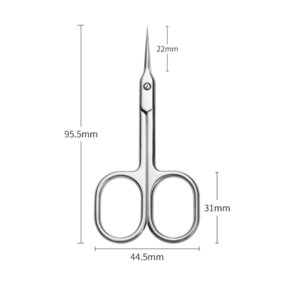 Stainless Steel Precision Nail Scissors - Image 8