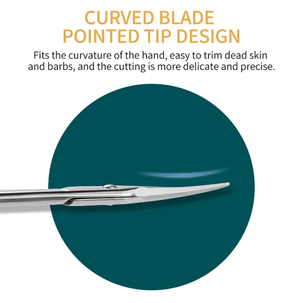 Stainless Steel Precision Nail Scissors - Image 3
