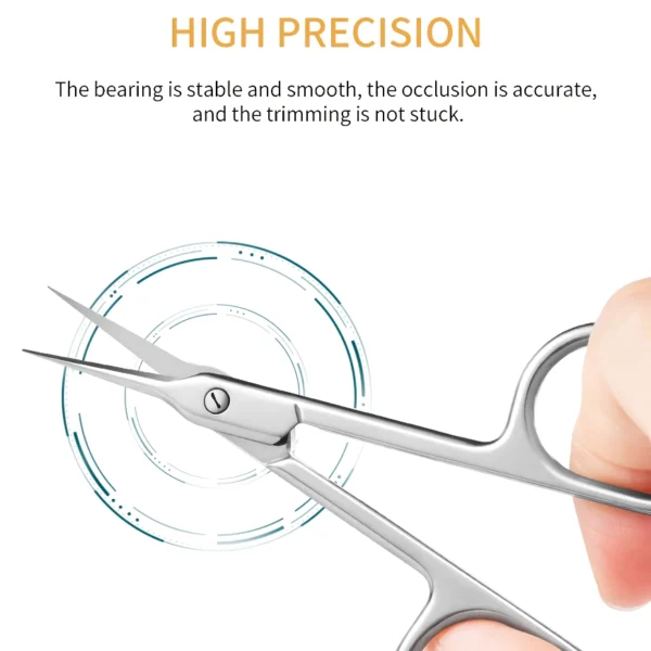 Stainless Steel Precision Nail Scissors - Image 5