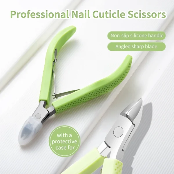Precision Stainless Steel Cuticle Scissors - Image 2