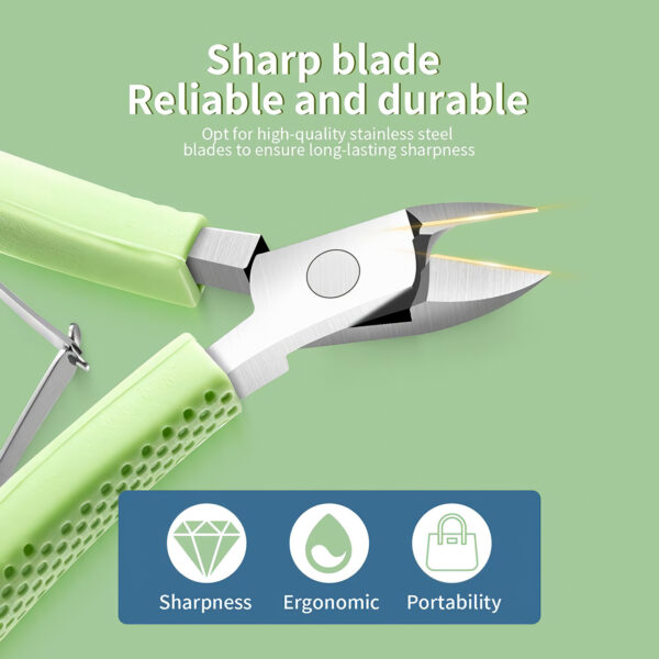 Precision Stainless Steel Cuticle Scissors - Image 5