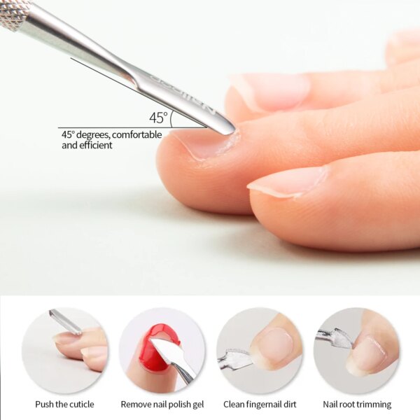 Stainless Steel Cuticle Scissors and Nail Care Tool - Image 7