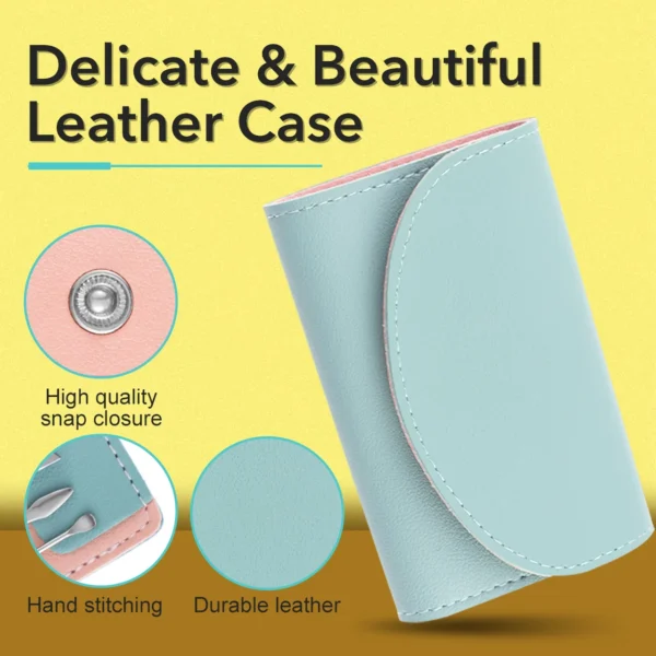 Portable 10-Piece Manicure and Pedicure Nail Clipper Set - Image 2