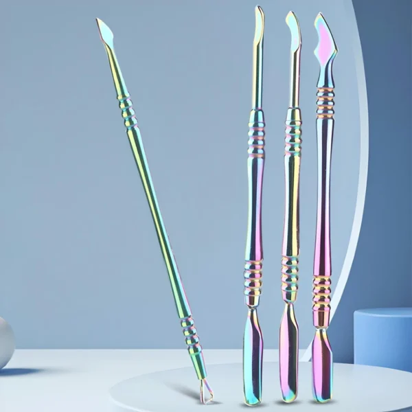 Stainless Steel Dual-ended Cuticle Pusher - Image 3