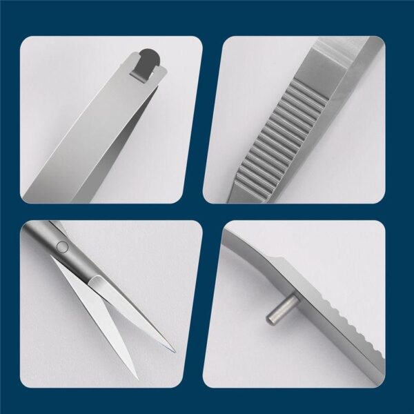 Stainless Steel Cuticle Nipper and Manicure Scissors - Image 6