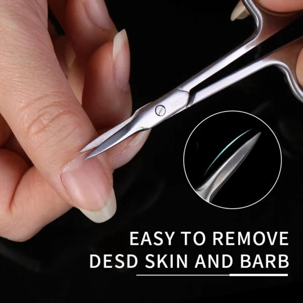 Professional Stainless Steel Cuticle Nippers and Trimmer - Image 3