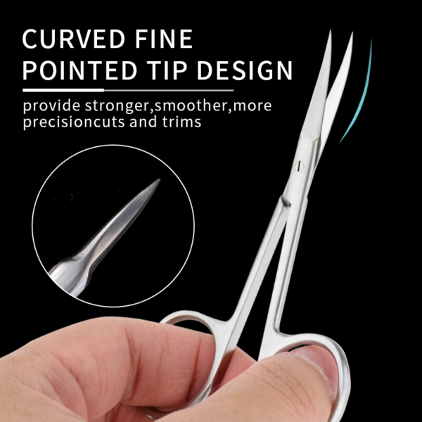 Professional Stainless Steel Cuticle Nippers and Trimmer - Image 4