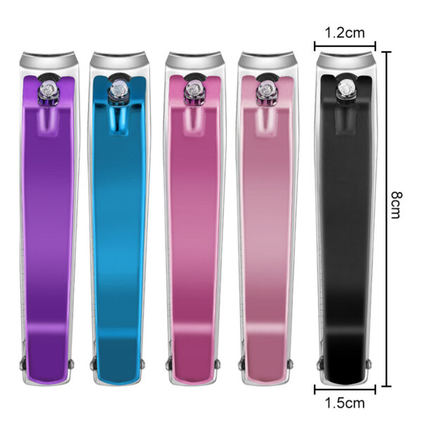 Professional Stainless Steel Nail Clippers for Fingernails and Toenails - Image 6