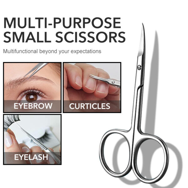 Extra Fine Curved Blade Cuticle Scissors - Image 5