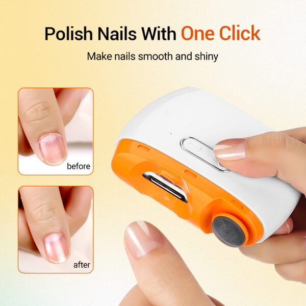 Electric Rechargeable Nail Trimmer and Polishing Tool - Image 6