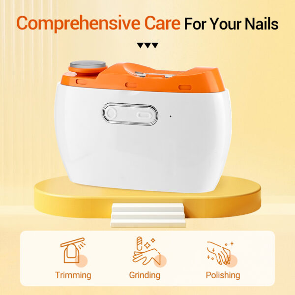 Electric Rechargeable Nail Trimmer and Polishing Tool - Image 2