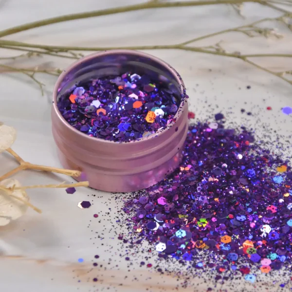 Iridescent Silver Nail Glitter Chrome Powder for Sparkly Manicures - Image 6