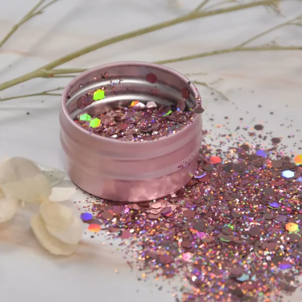 Iridescent Silver Nail Glitter Chrome Powder for Sparkly Manicures - Image 8