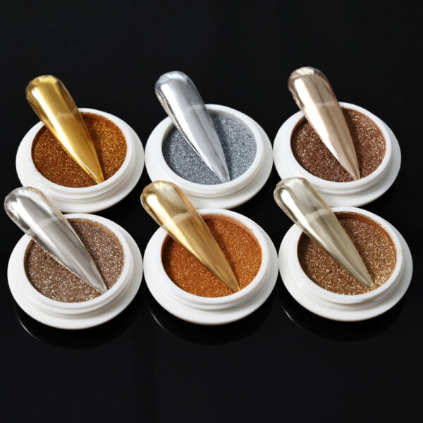 6 Pcs Mirror Chrome Metallic Dust - Image 3