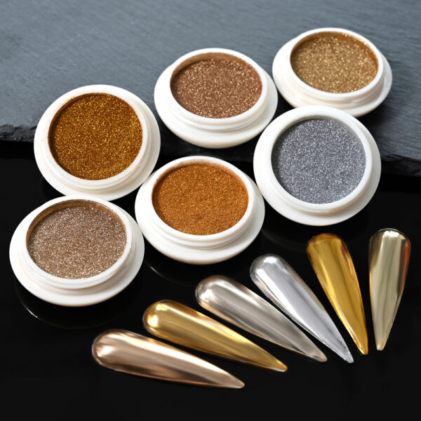 6 Pcs Mirror Chrome Metallic Dust - Image 2