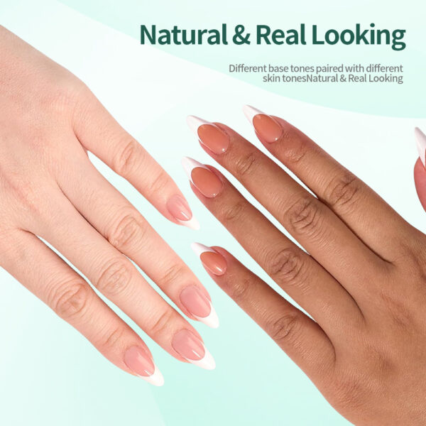 French Gel Nail Tips - Image 3