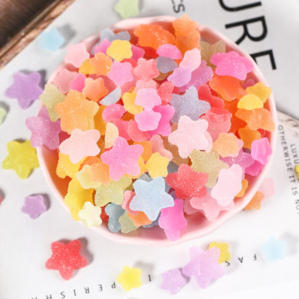 Heart/Star Shaped Nail Resin Charms - Image 4