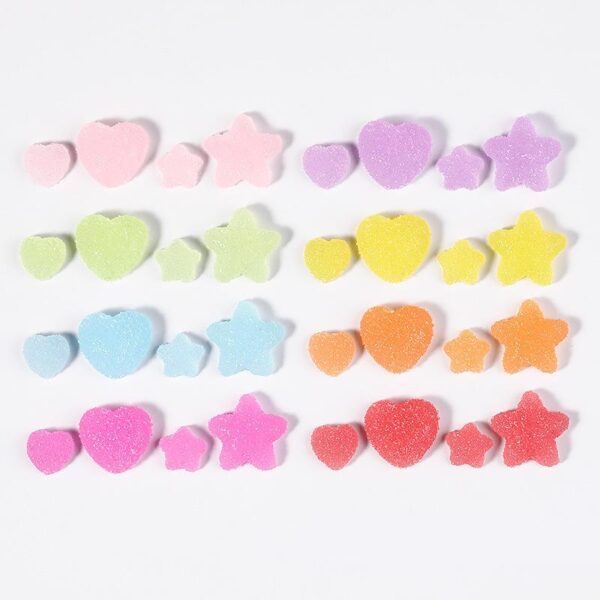 Heart/Star Shaped Nail Resin Charms - Image 6