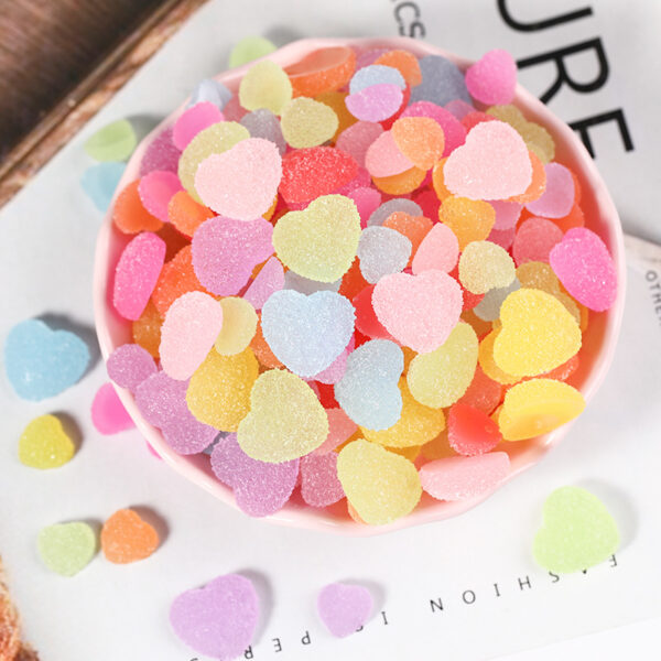 Heart/Star Shaped Nail Resin Charms - Image 3