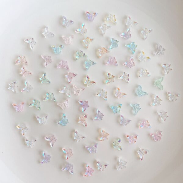 Aurora Butterfly Nail Charms - Image 5