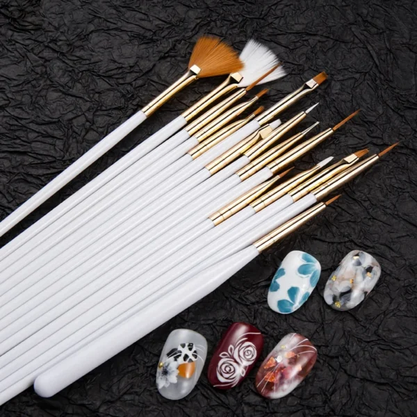 15-Piece Nail Art Brushes Set - Image 4