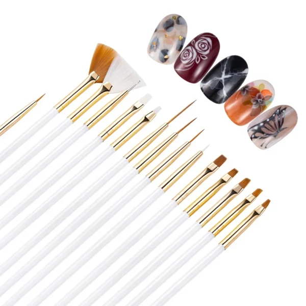 15-Piece Nail Art Brushes Set - Image 5