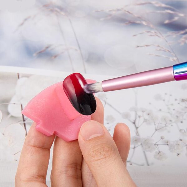 Gradient Mermaid Handle Nail Art Brush Set - Image 4