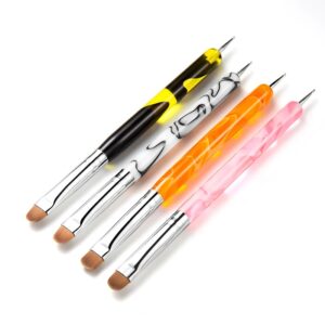 Double-Ended Acrylic Nail Art Brush & Dotting Pen