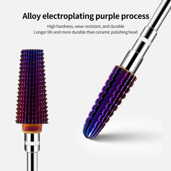 High Precision Tungsten Steel Nail Drill Bit for Manicure - Image 4