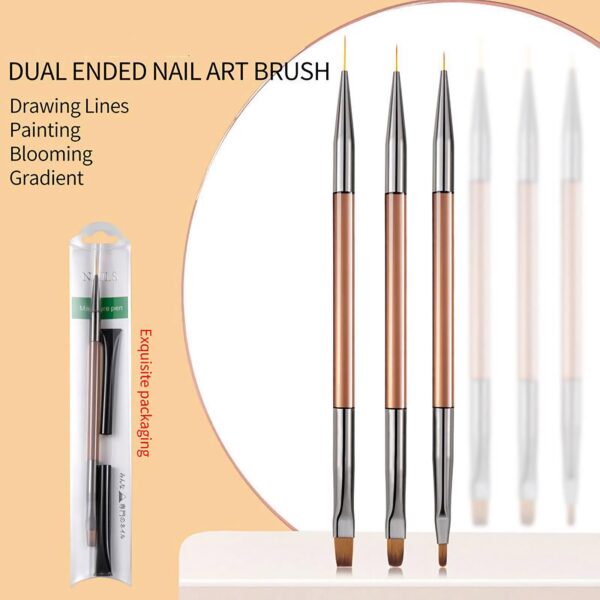 Double Head Nail Art Brush - Image 6