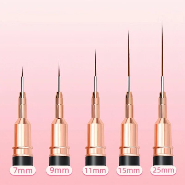 Professional Stripe Nail Art Brushes - Image 5