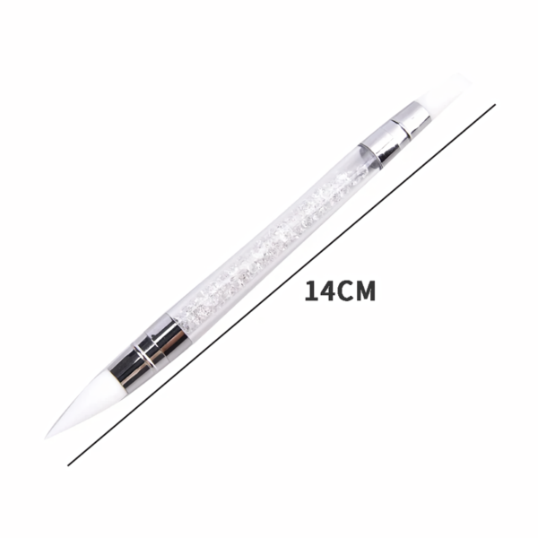 Rhinestone Acrylic Nail Art Sculpture Pen - Image 6