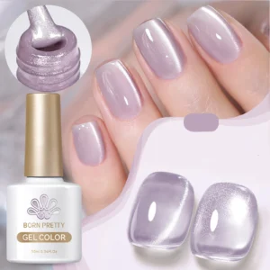 Sparkling Glass Bead Cat Magnetic Gel Nail Polish