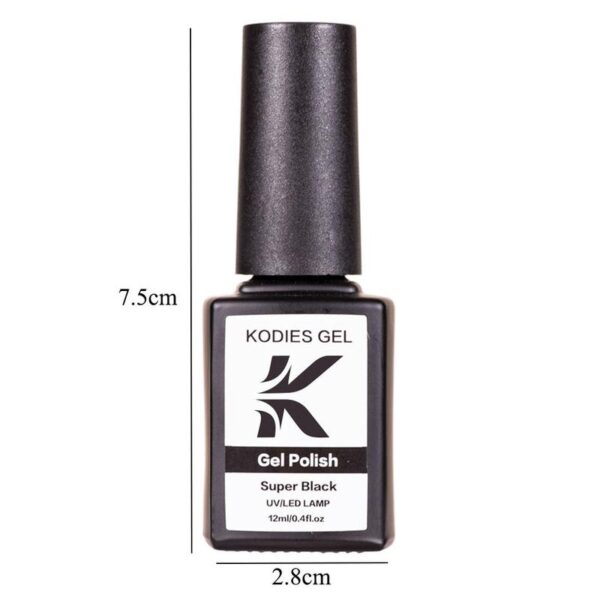 Black Gel Nail Polish - Image 6