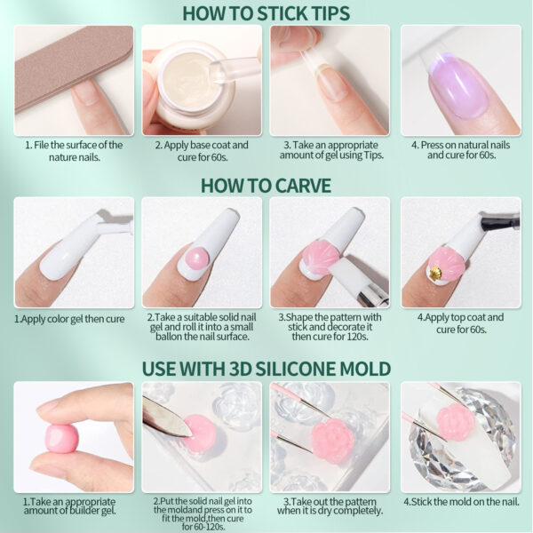 Nailpop Solid Nail Patch Gel - Image 6