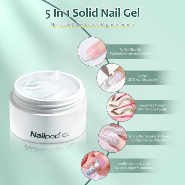 Nailpop Solid Nail Patch Gel - Image 3
