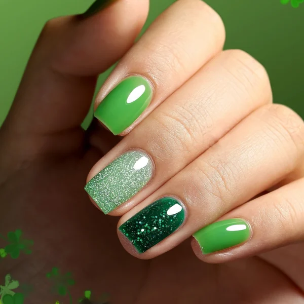 6/pcs 10ml Eucalyptus Pastel Green Nail Polish Set - Image 4