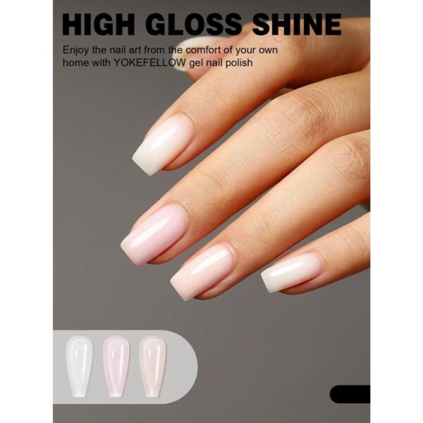 Jelly Nude Gel Polish Set - Image 4