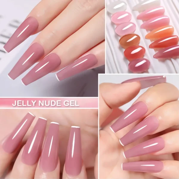 Translucent Jelly Gel Nail Polish - Image 3
