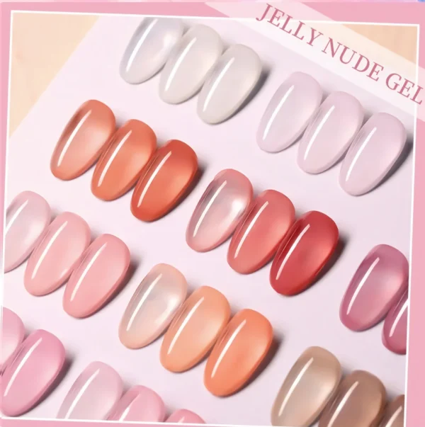 Translucent Jelly Gel Nail Polish - Image 2