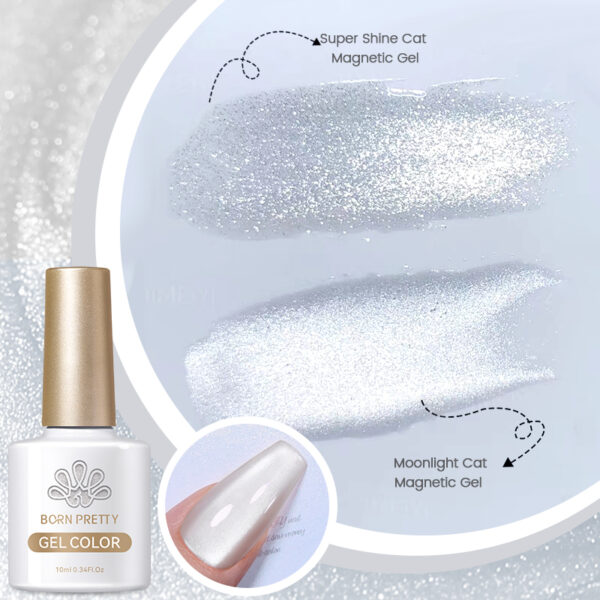 Moonlight Cat Magnetic Gel Nail Polish - Image 2